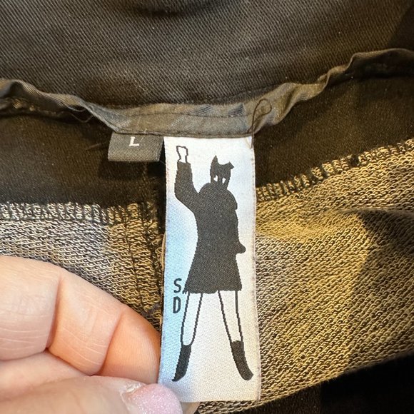 Goth Punk Emo Pants LYUZHE SD Patch Pencil SD Stretchy Denim LARGE Urban Street - Picture 2 of 13